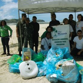 operação praia limpa - ong maranata ecologia